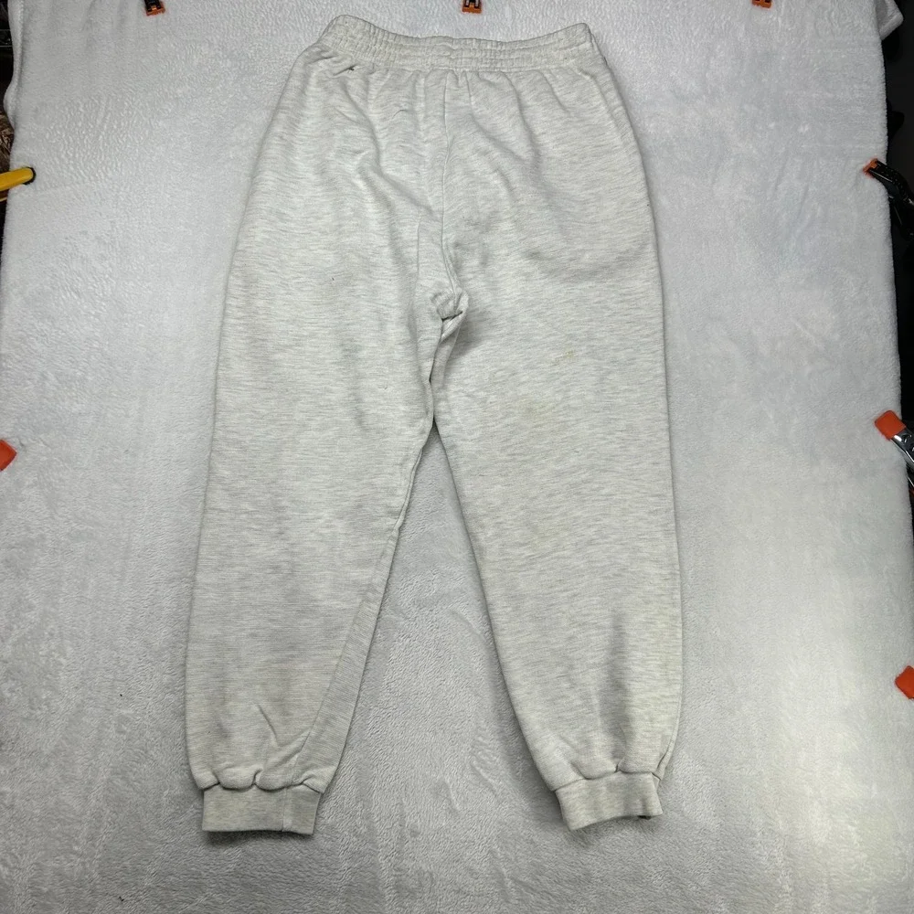 Adidas‎ Heather Grey Sweatpants Men's Heather Grey Elastic Waist Jogger Y2K - XL